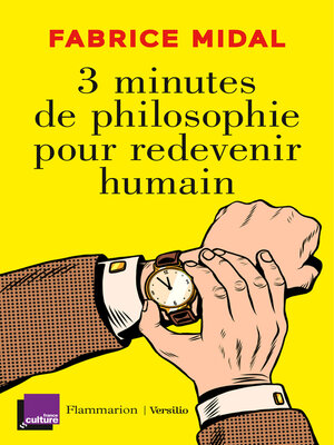 cover image of 3 minutes de philosophie pour redevenir humain